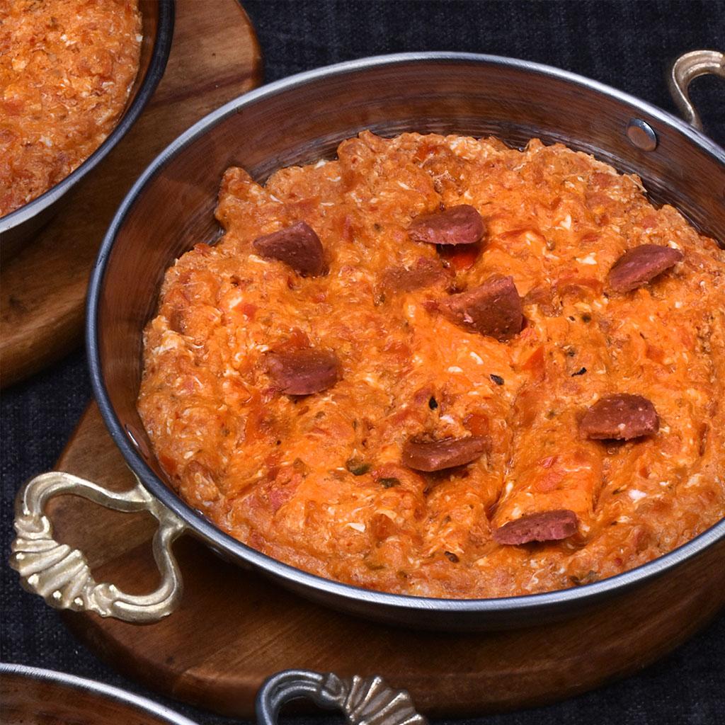 Sausage with Menemen