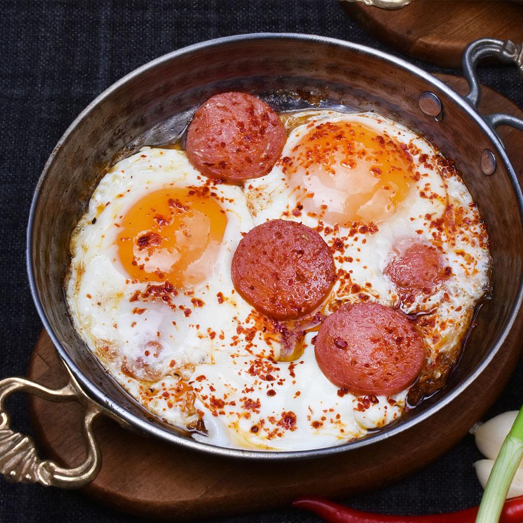 Fried Egg With Sausage